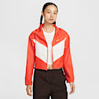 韓国 [NIKE] ウインドランナー ニット ジャケット (レッド) セール】《セットアップ対応商品》ナイキ スポーツウェア
